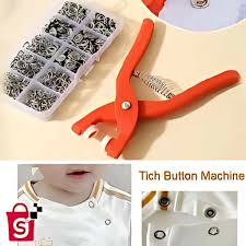 Hand Press Tich Button Machine