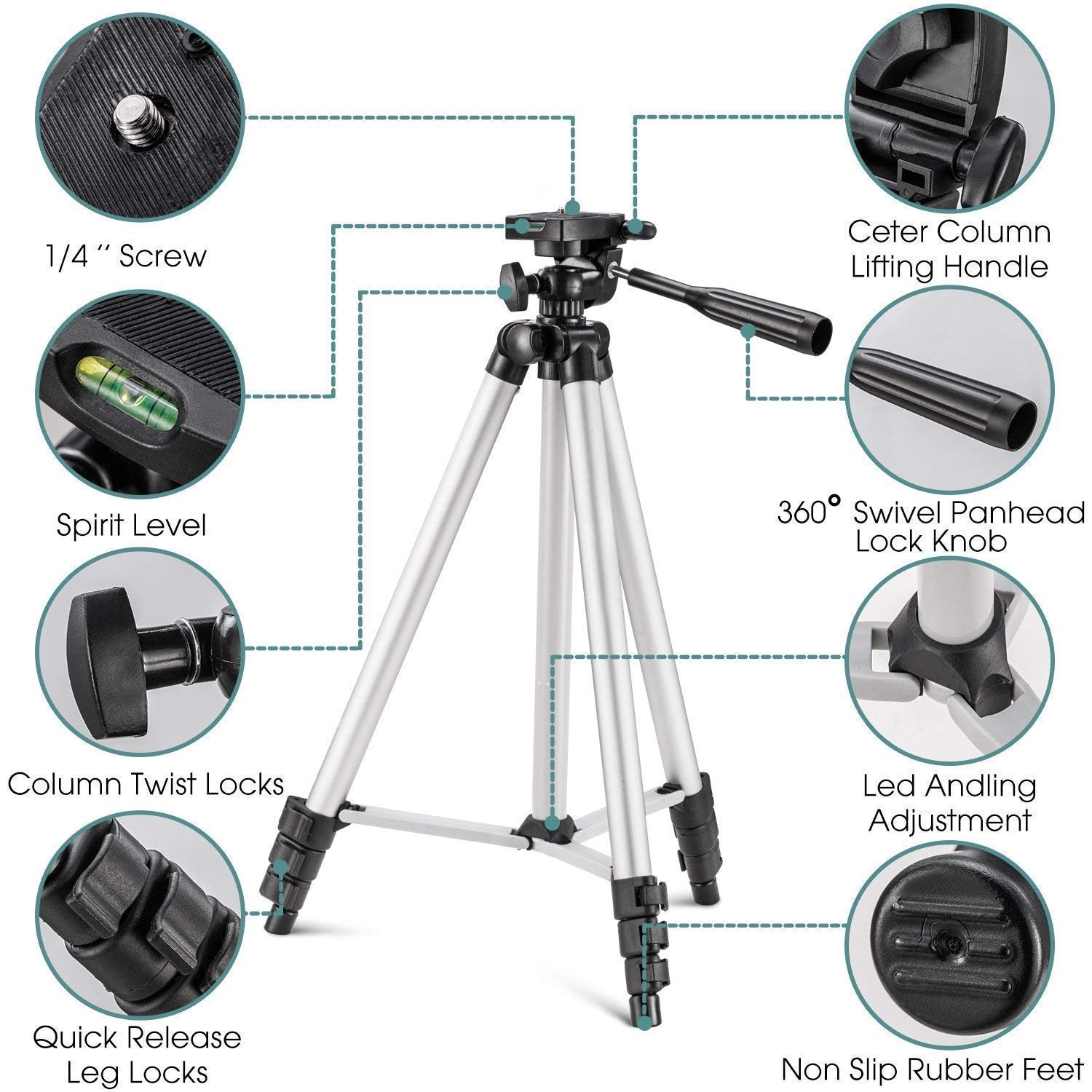 Mobile tripod stand